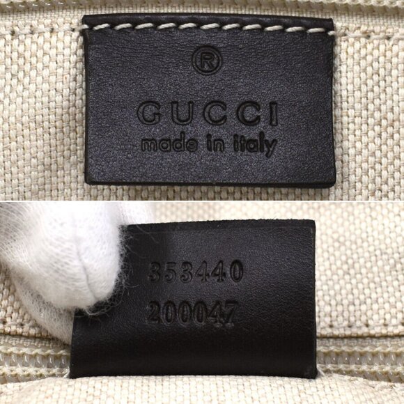 GUCCI GG Supreme Monogram Small Tote 353440 Hand Bag PVC leather - Picture 9 of 9